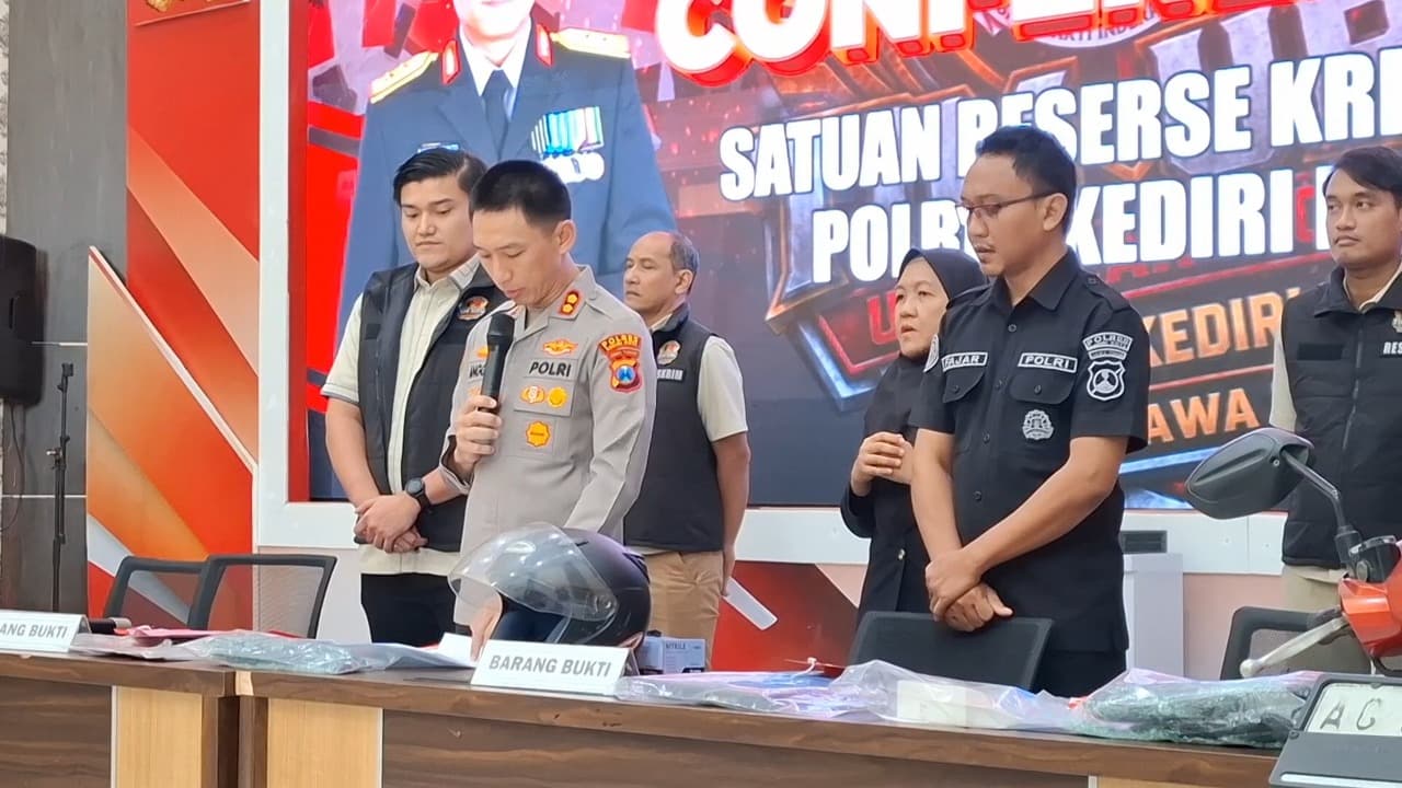 Spesialis Pecah Kaca Mobil Dibekuk, Beraksi di 13 Lokasi di Kediri hingga Tulungagung