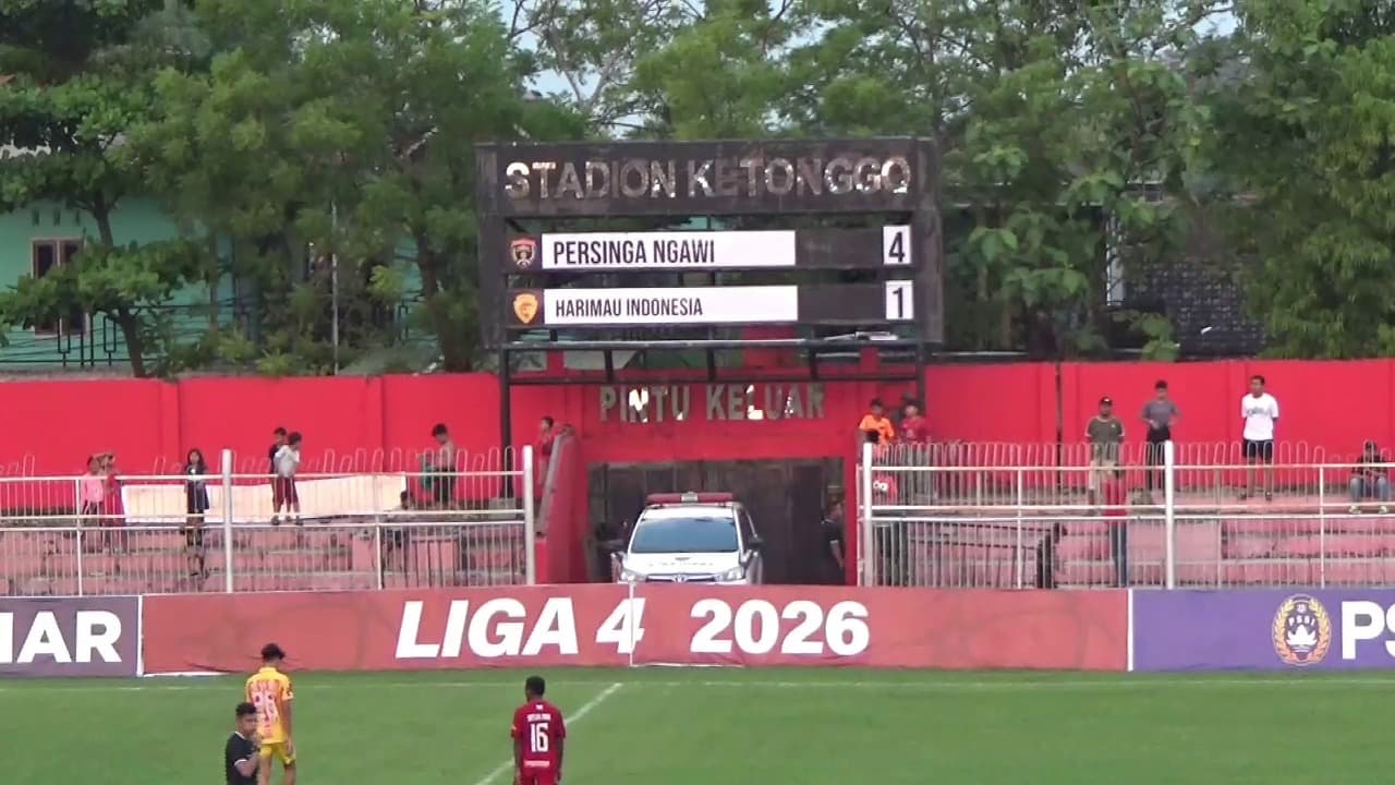 Persinga Ngawi Sapu Bersih Kemenangan Penyisihan Grup L Liga 4 Nasional
