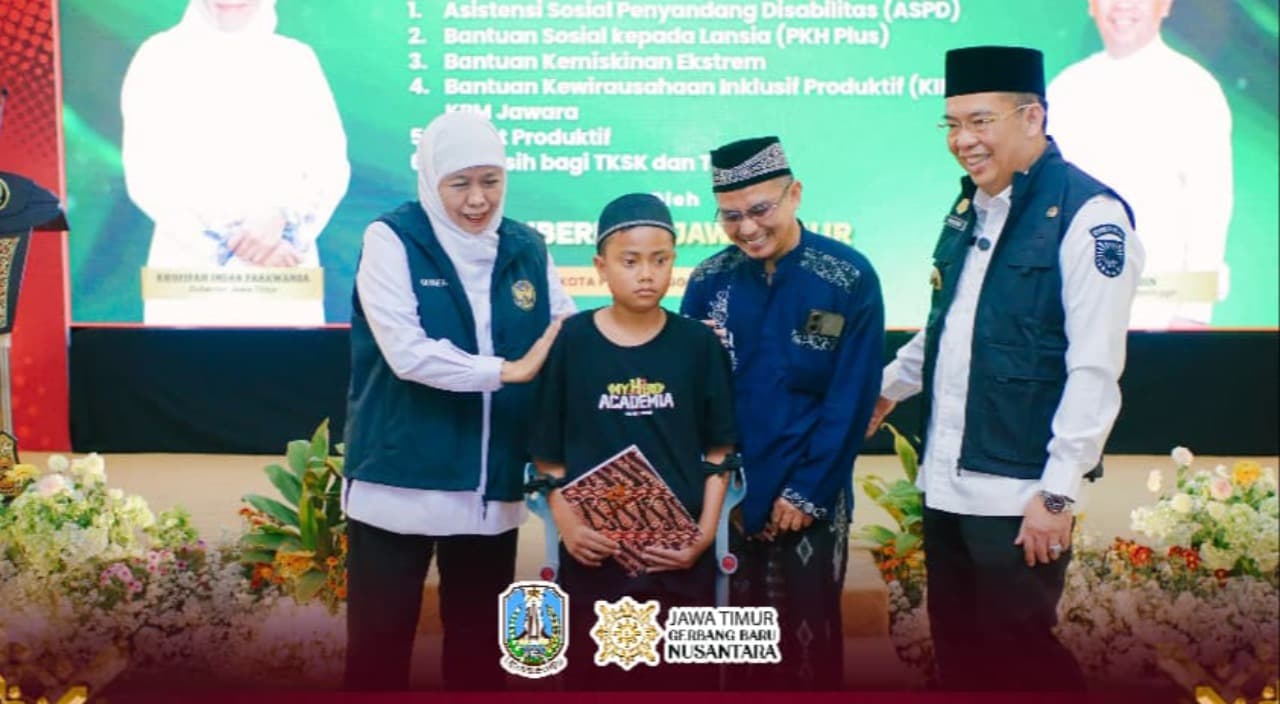 Gubernur Khofifah Salurkan Berbagai Bantuan Rp2,27 Miliar Untuk Masyarakat Kota Probolinggo