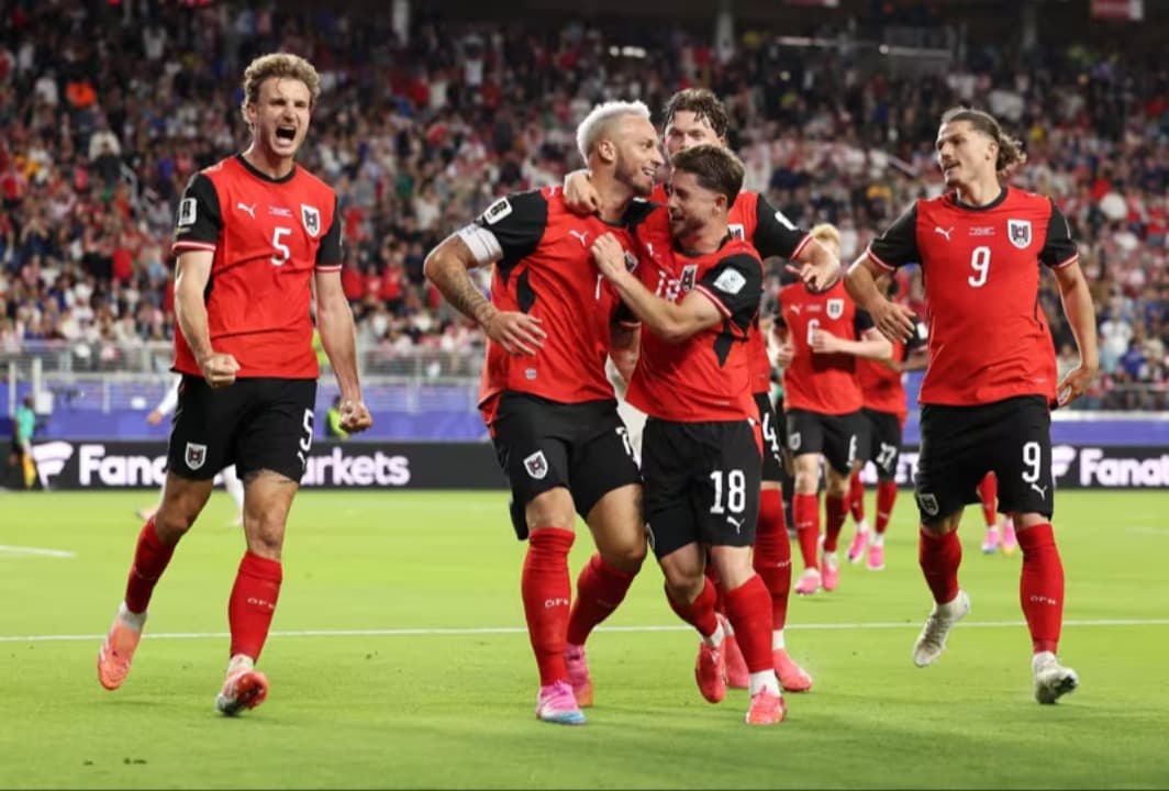 Hasil Piala Dunia 2026: Austria Susah Payah Tumbangkan Yordania 3-1