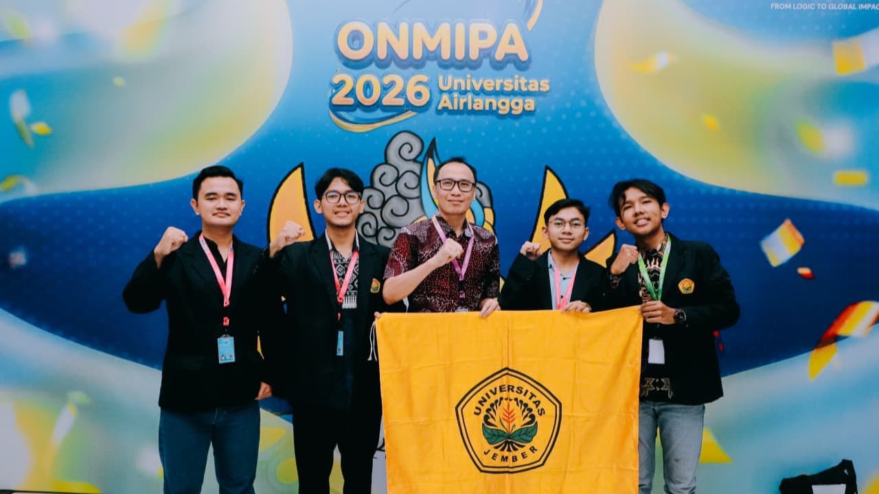 Bangkit dari Gagal 2025, Giovanni FK UNEJ Raih Perunggu ONMIPA Nasional 2026