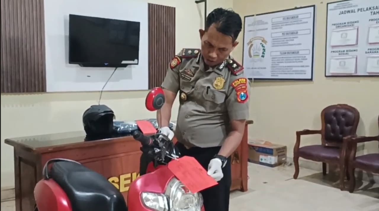 Modus Cari Kos-Kosan, Pelaku Curanmor di Kediri Ditangkap Polisi