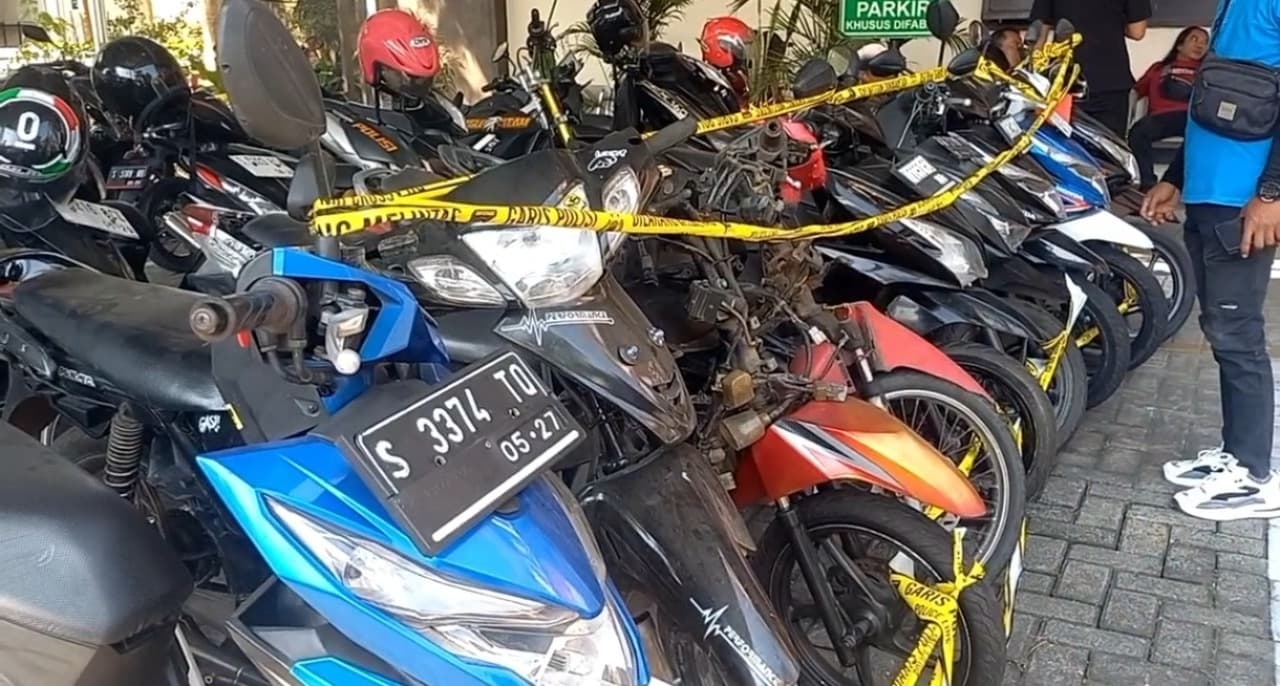 Komplotan Curanmor Spesialis Keramaian di Jombang Dibekuk Satreskrim Polres Jombang
