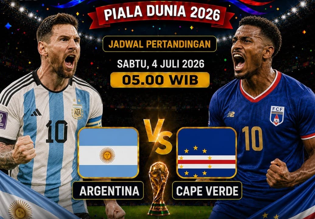 Argentina Dipaksa Kerja Keras! Singkirkan Cape Verde 3-2 Lewat Extra Time, Messi Cetak Gol dan Assist