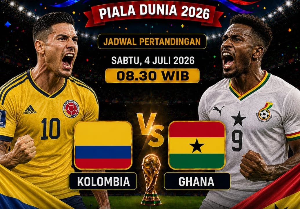 Kolombia Tundukkan Ghana 1-0, Gol Cepat Jhon Arias Antar Los Cafeteros ke Babak 16 Besar Piala Dunia 2026