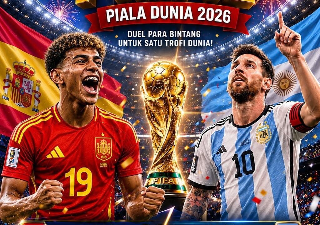 Spanyol Juara Dunia! Gol Ferran Torres di Extra Time Taklukkan Argentina 1-0 pada Final Piala Dunia 2026