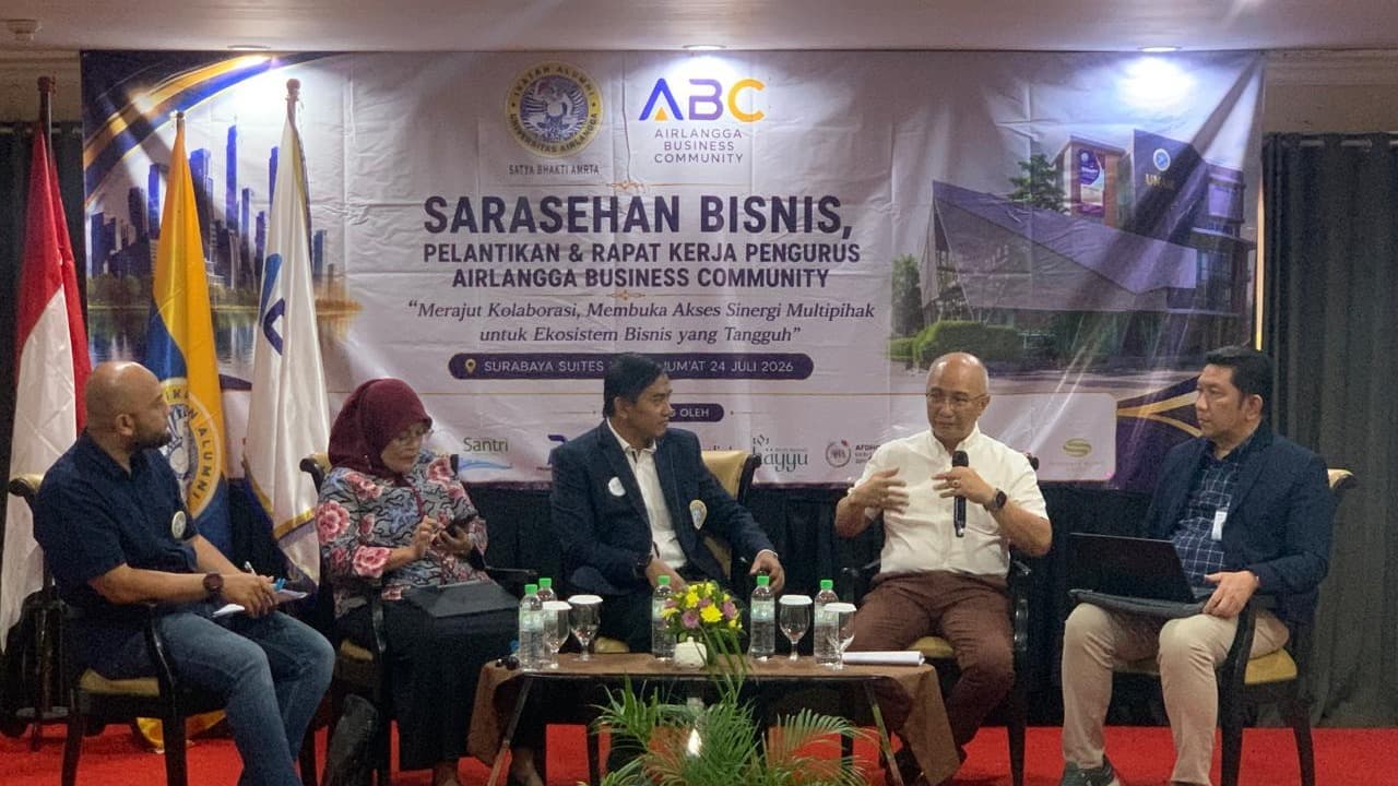 Bangun Ekosistem Bisnis Berdampak, Airlangga Business Community Gelar Sarasehan Bisnis, Pelantikan dan Rapat Kerja di Surabaya