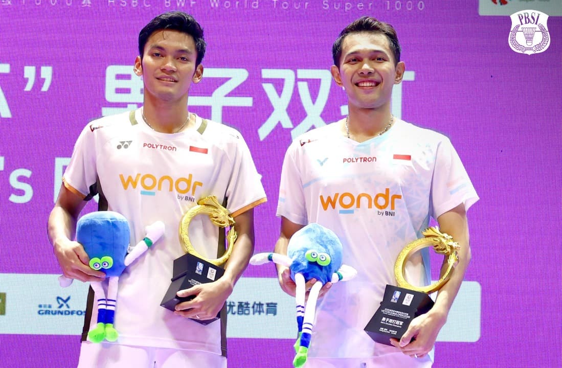 Daftar Juara China Open 2026: Fajar/Fikri Kembali Naik Podium Tertinggi, China Bertaji di Rumah Sendiri