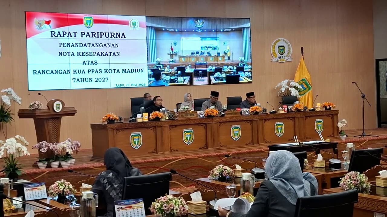 Pemkot dan DPRD Kota Madiun Sepakati KUA-PPAS 2027, Fokus Pembangunan pada Ekonomi dan SDM