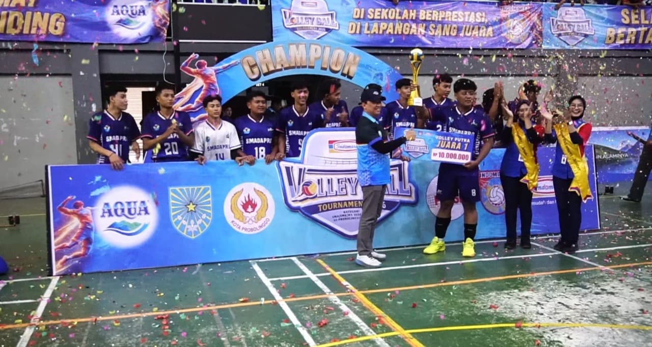SMADA Putra dan SMAPA Putri Juara Voli Piala Wali Kota Probolinggo 2026