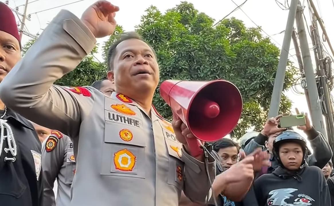 Temui Massa PSHT, Kapolrestabes Kombes Luthfie Janji Tangkap Satu Pelaku Pembacokan yang Masih Buron