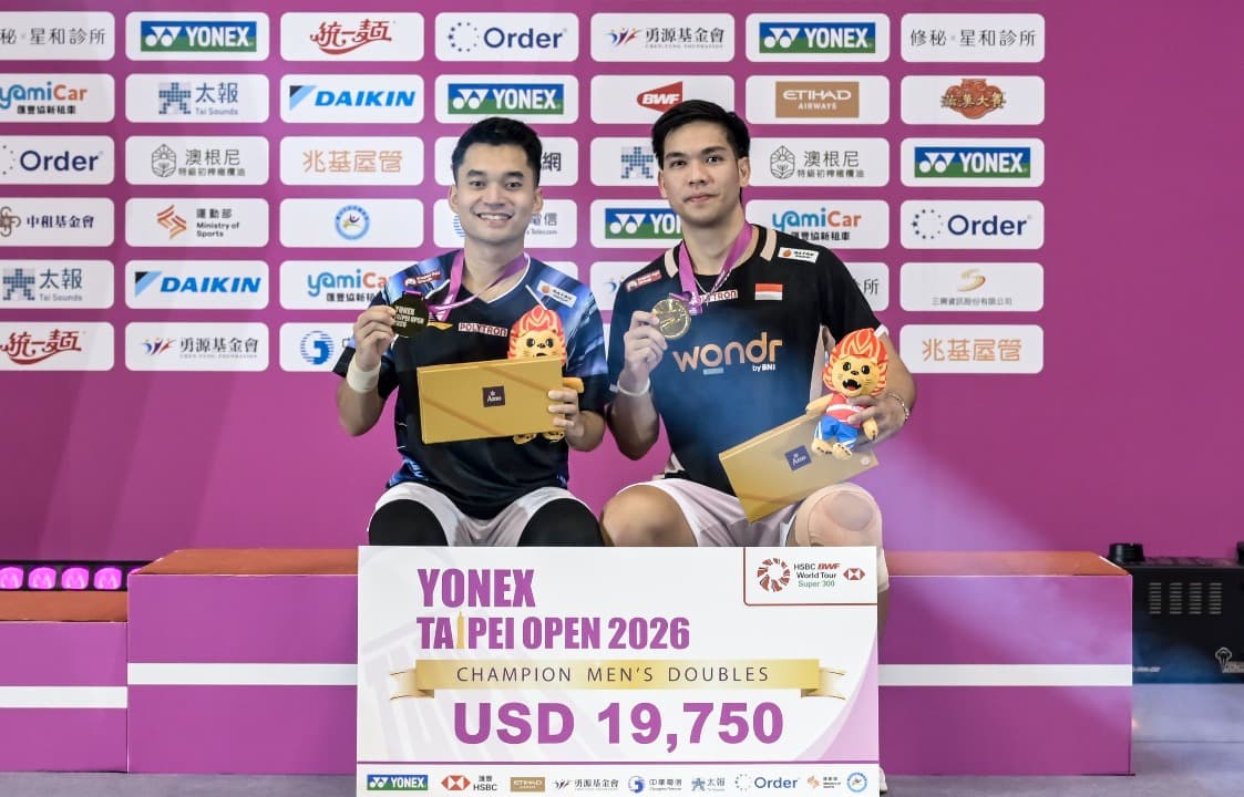Daftar Juara Taipei Open 2026: Jepang Borong Juara di 3 Sektor, Leo/Daniel Hadirkan Gelar untuk Indonesia