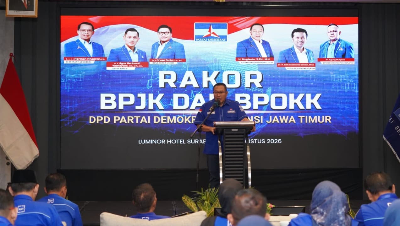 Demokrat Jatim Mulai Panaskan Mesin Pemilu 2029, Struktur Partai hingga Anak Ranting Jadi Prioritas