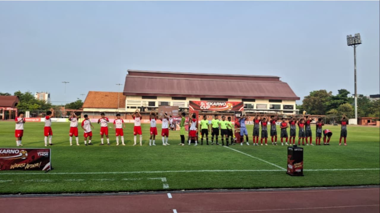 Pertandingan Sengit Warnai Laga Soekarno Cup 2026, Banteng Sulut vs Sumut Merah Berakhir Imbang