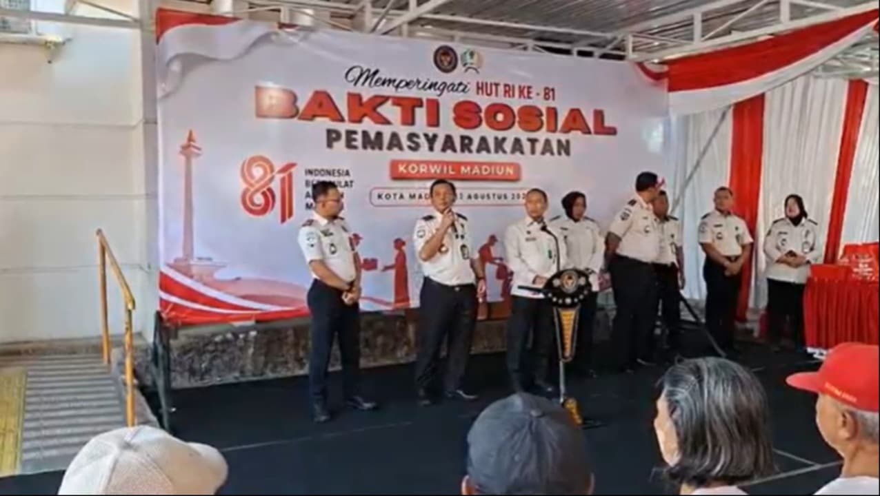 Sambut HUT RI ke-81, Lapas dan Rutan Madiun Raya Bagikan Ratusan Bingkisan