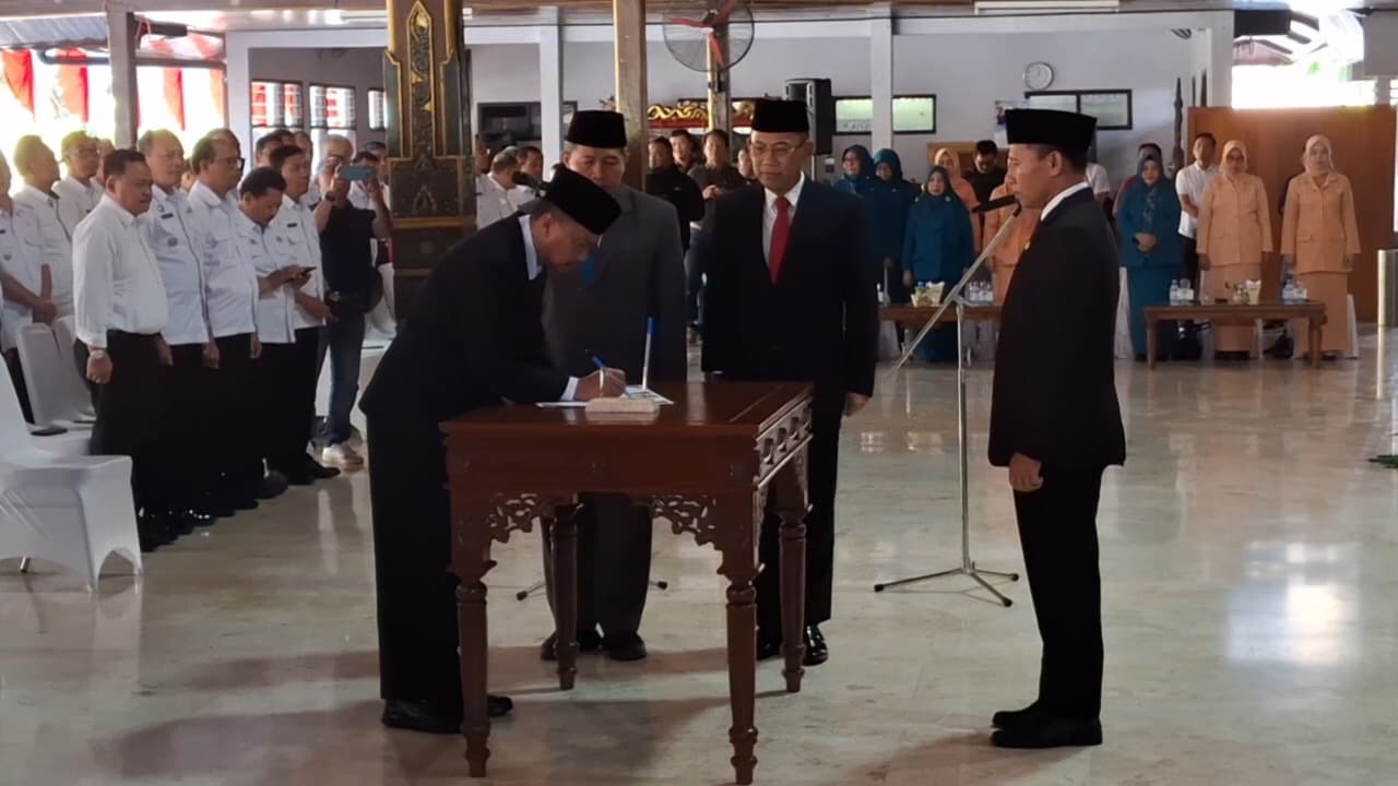 Tri Hariadi Resmi Jadi Sekda Tulungagung, Diminta Perkuat Kinerja dan Pelayanan Publik