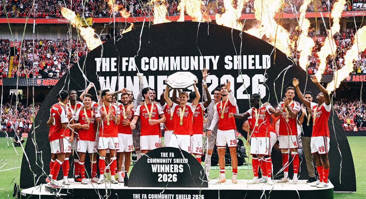 Hantam Manchester City 3 Gol Tanpa Balas, Arsenal Juara Community Shield 2026