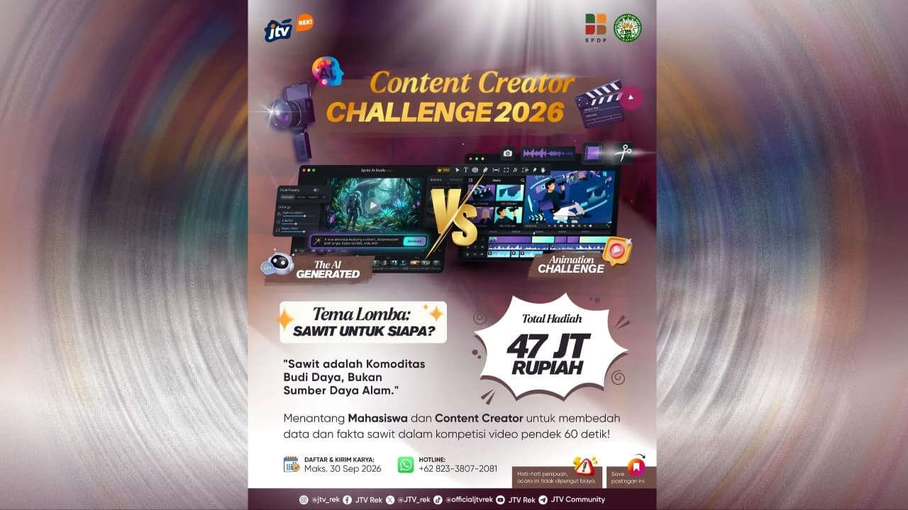 GAPKI Gelar Content Creator Challenge 2026, Disponsori BPDP