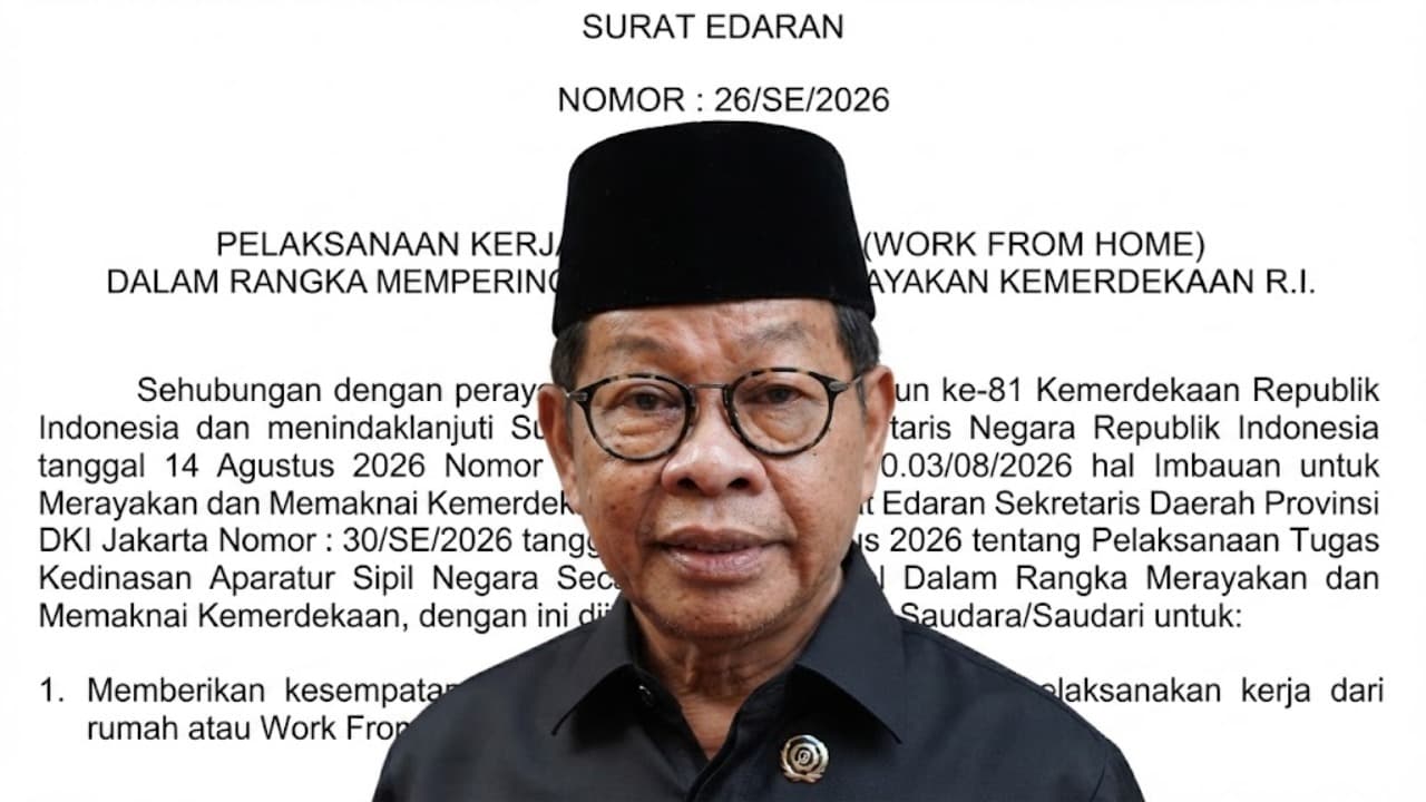 Usai HUT RI ke-81, DKI Jakarta Imbau Perusahaan Terapkan WFH