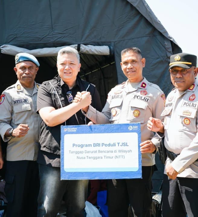 BRI Bangun 3 Posko dan 1 Dapur Umum untuk Korban Bencana NTT, Direksi Turun Langsung ke Lokasi