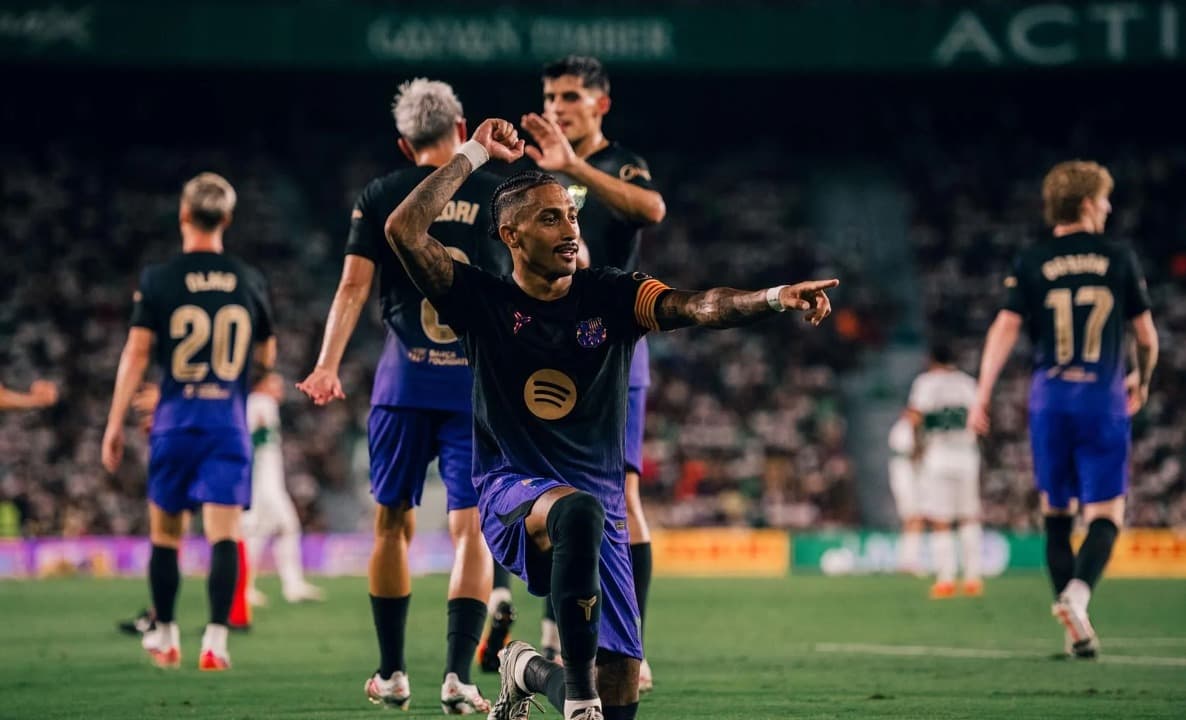 Hasil Liga Spanyol: Barcelona Pesta Gol di Markas Elche, Atletico Madrid Hanya Imbang Kontra Villarreal
