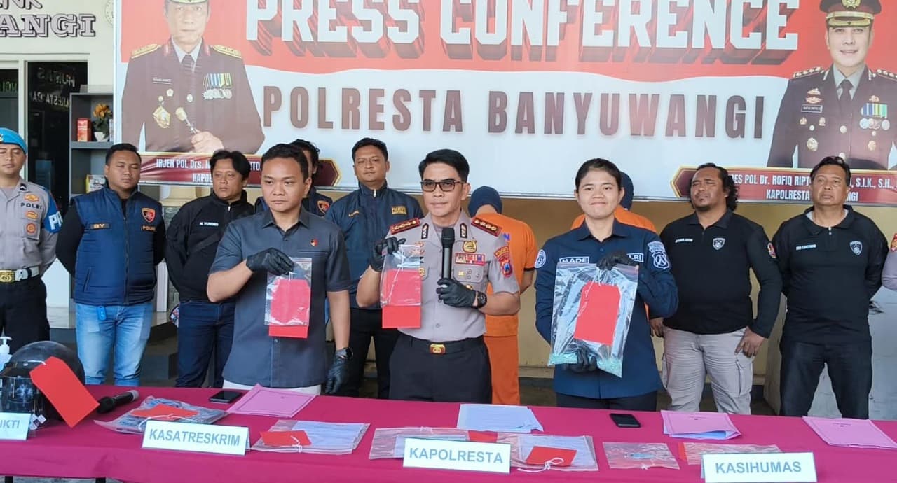 Dua Pelaku Pecah Kaca Mobil, Diringkus Tim Macan Blambangan Polresta Banyuwangi
