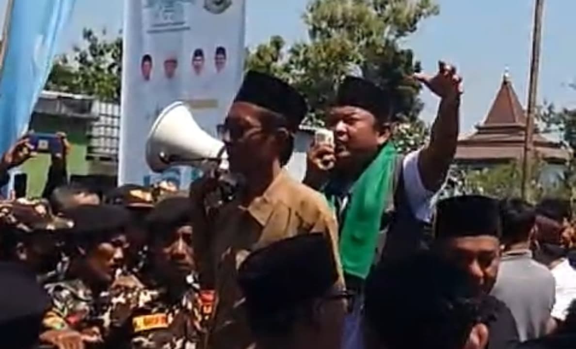 Pendukung Gus Yusuf Demo di Arena Muktamar, Protes Aturan Iddah Politik