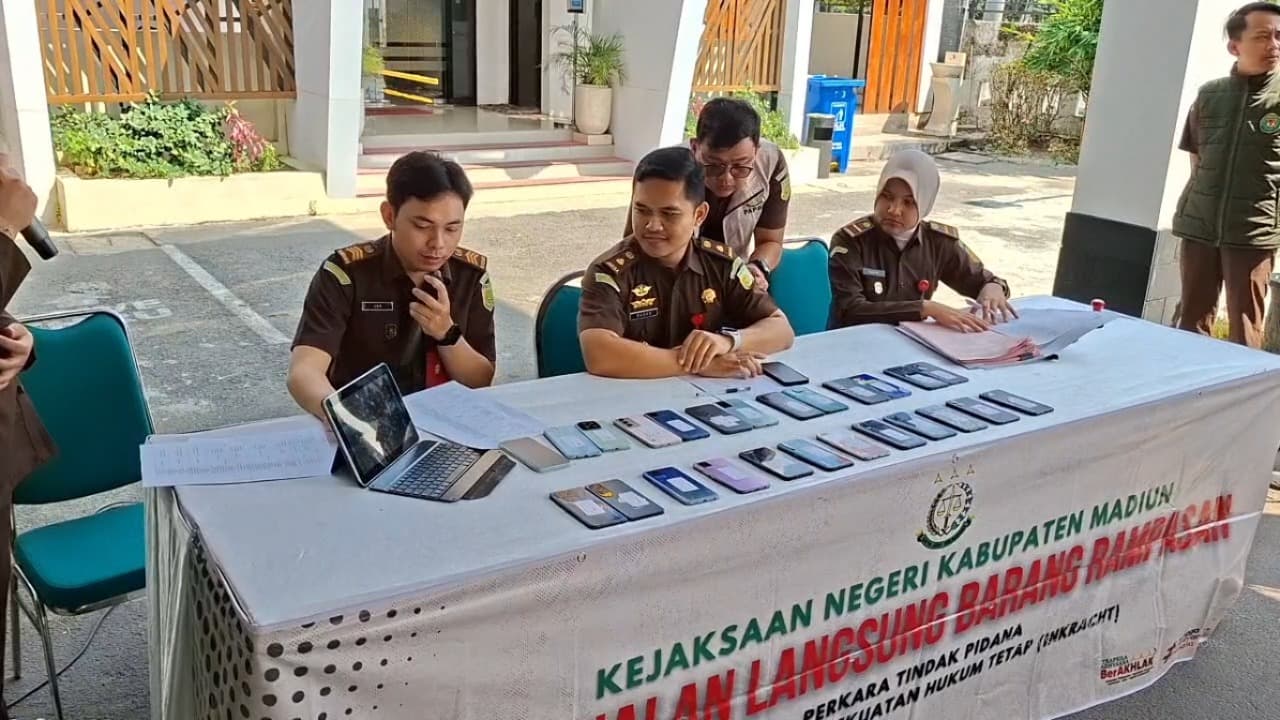 Kejari Lelang 26 Barang Rampasan, Hasil Penjualan Capai Rp20,9 Juta
