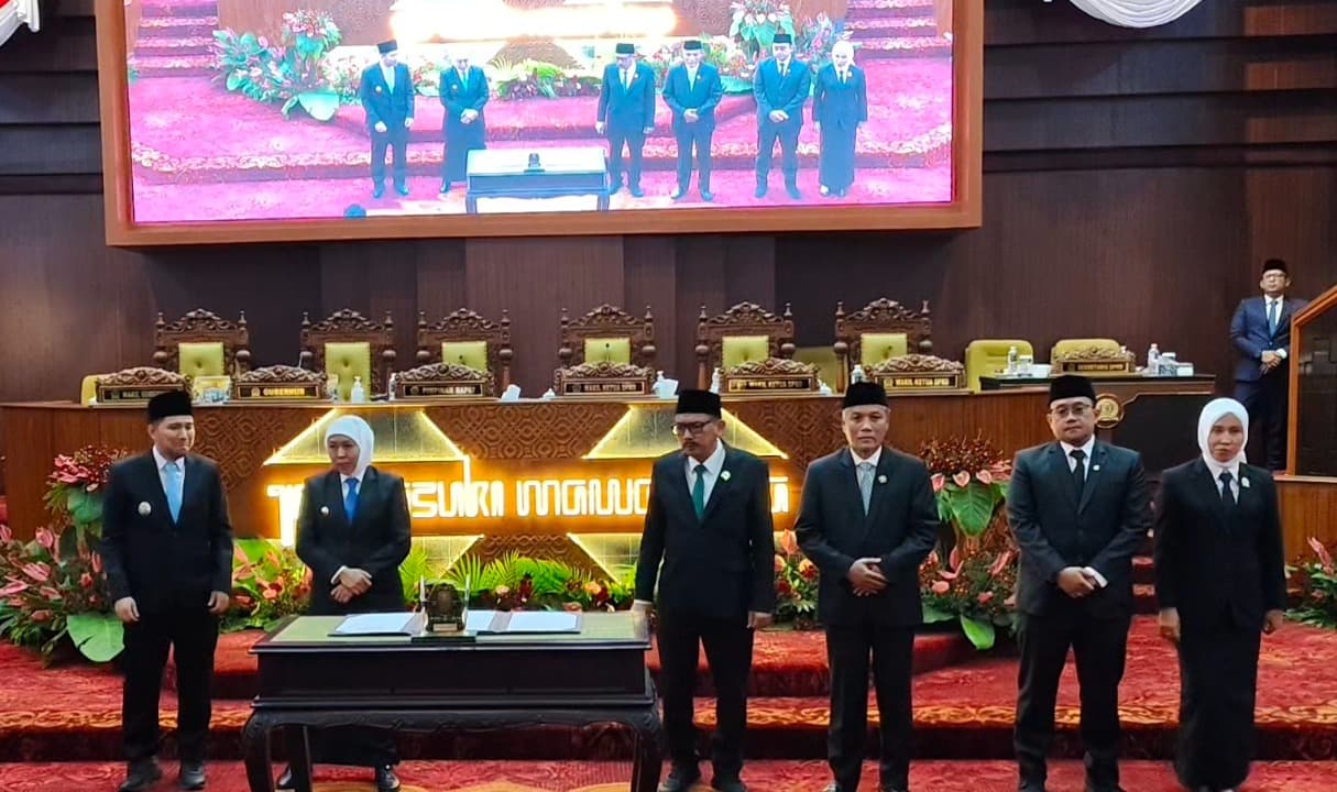 P- APBD Resmi Disetujui DPRD Jatim, Belanja Negara Tembus Rp.29,90 T