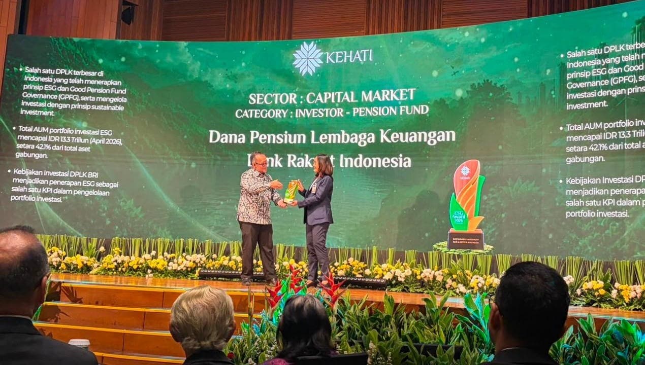 DPLK BRI Raih Kehati ESG Award 2026 Lewat Strategi Investasi Berkelanjutan