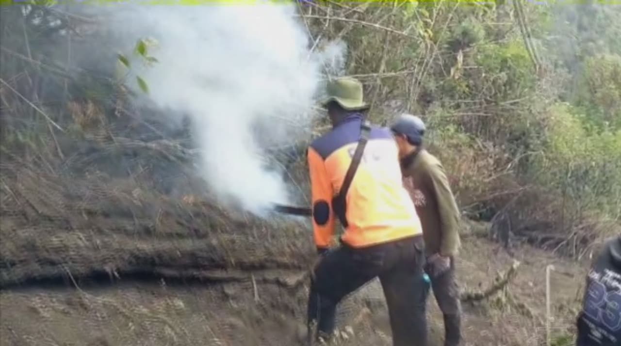 Mopping Up Karhutla, Tim Gabungan Cegah Api Kembali Menyala