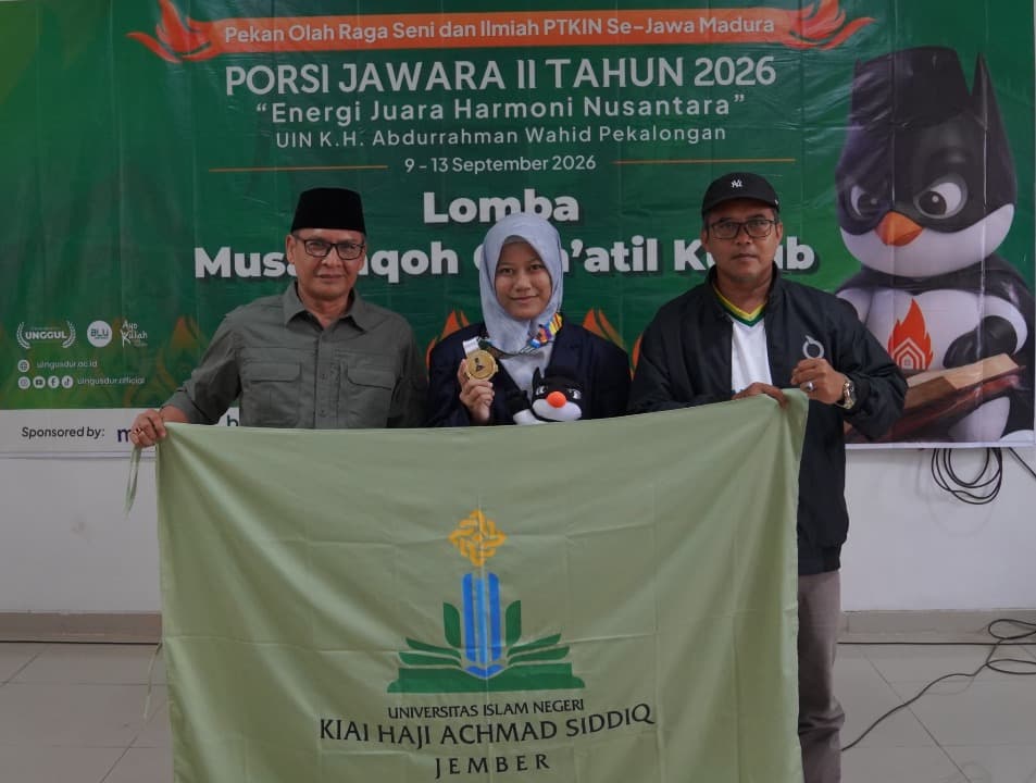 Hafal 72 Halaman dalam Dua Minggu, Mahasiswa UIN KHAS Jember Juara 1 MQK PORSI JAWARA II