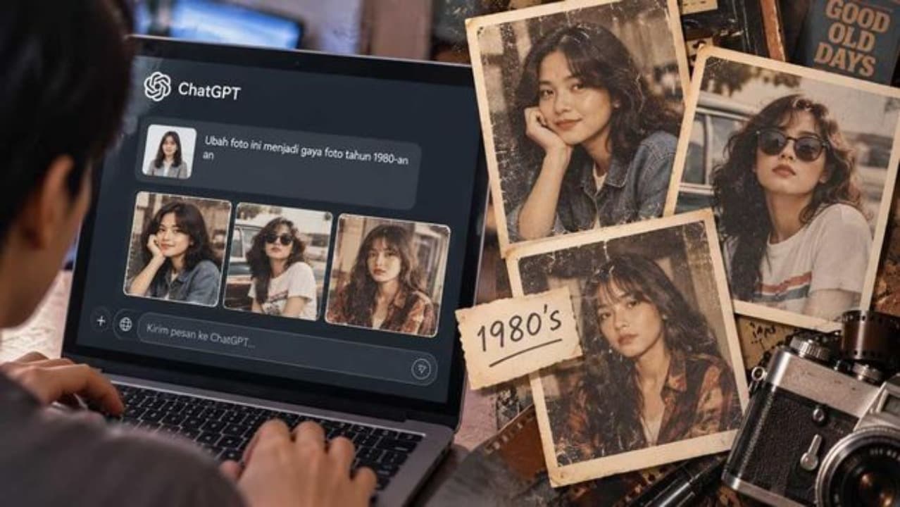 Tren Edit Foto ala 80-an dengan ChatGPT, Ini Sisi Minus yang Perlu Diperhatikan