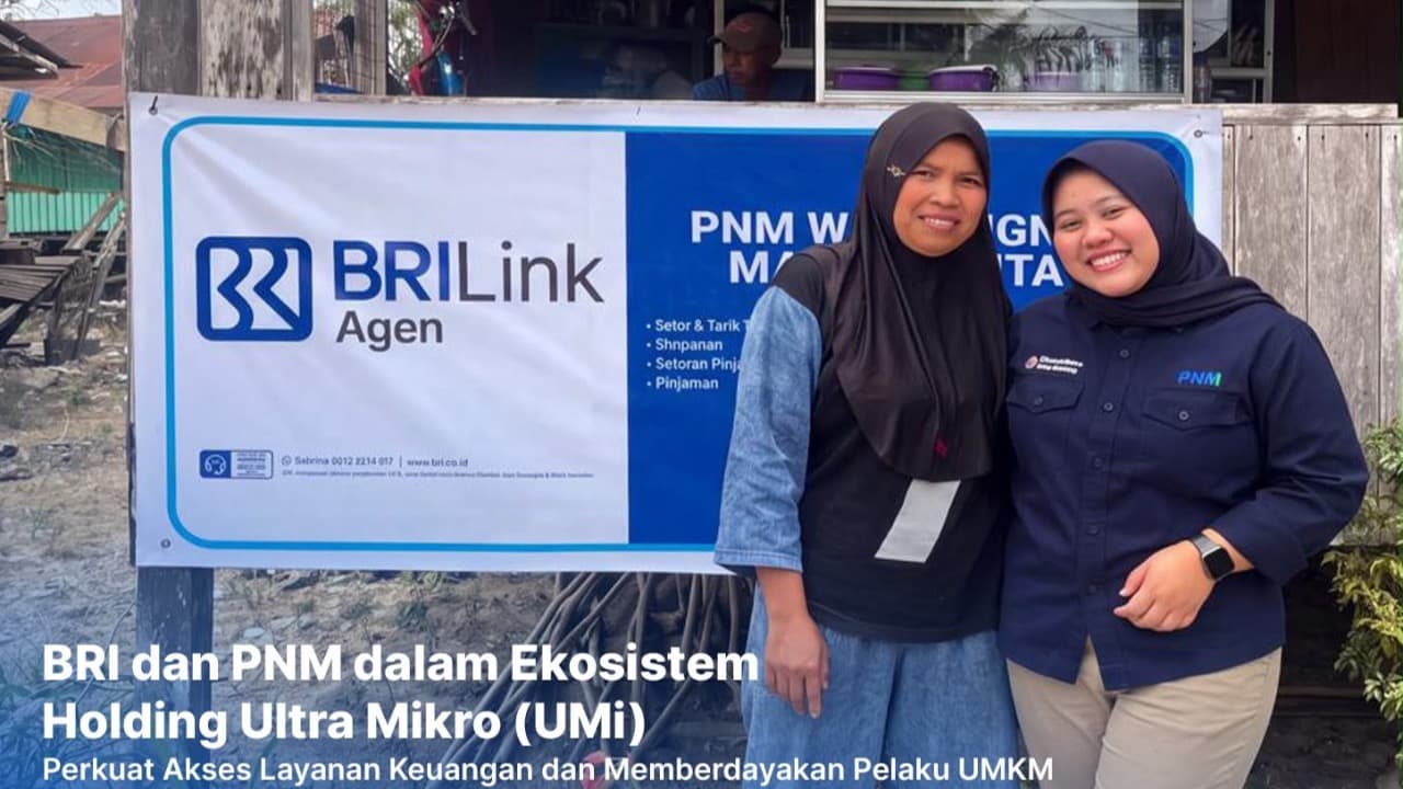 Sentuhan Holding Ultra Mikro: Dari Usaha Laundry Mekaar, Kini Sukses Jadi Agen BRILink di Kalimantan