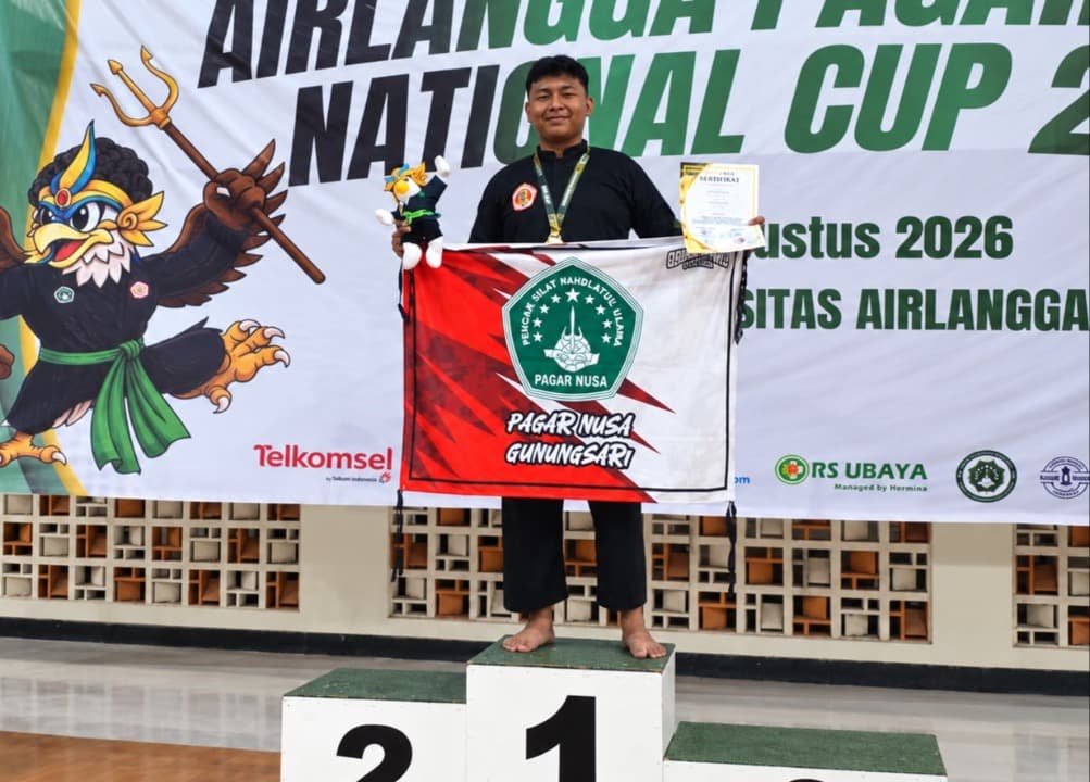 Siswa SMATAG Surabaya, Nihzam Arya Indra Yodha Raih Juara 1 Pencak Silat Tingkat Nasional