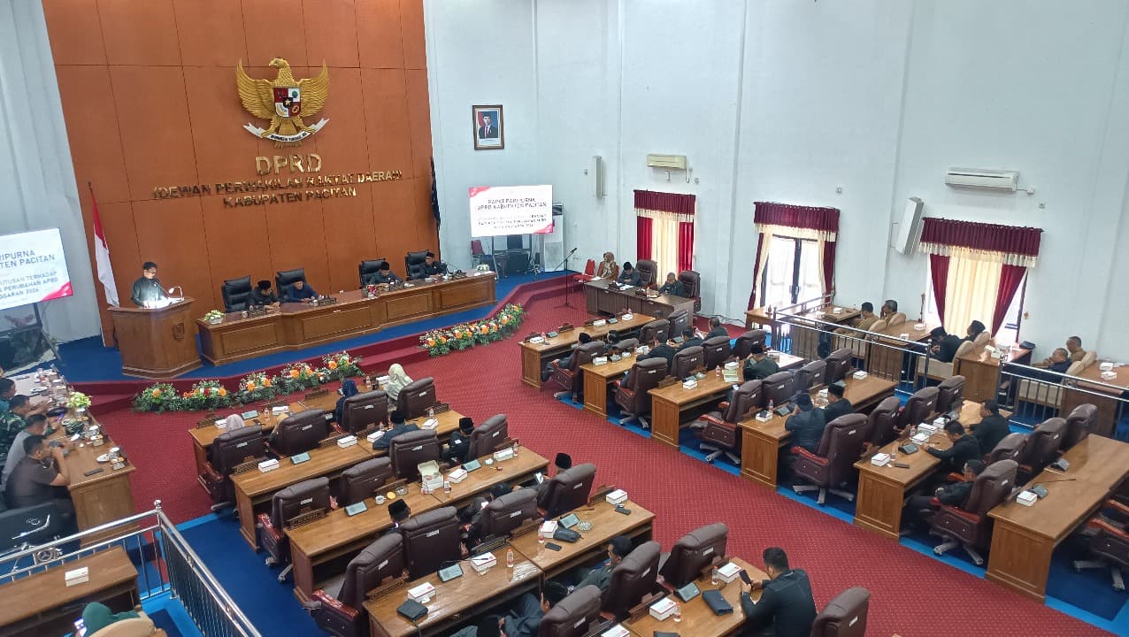 Perubahan APBD 2026 Pacitan Disahkan, Belanja Daerah Tembus Rp1,638 Triliun