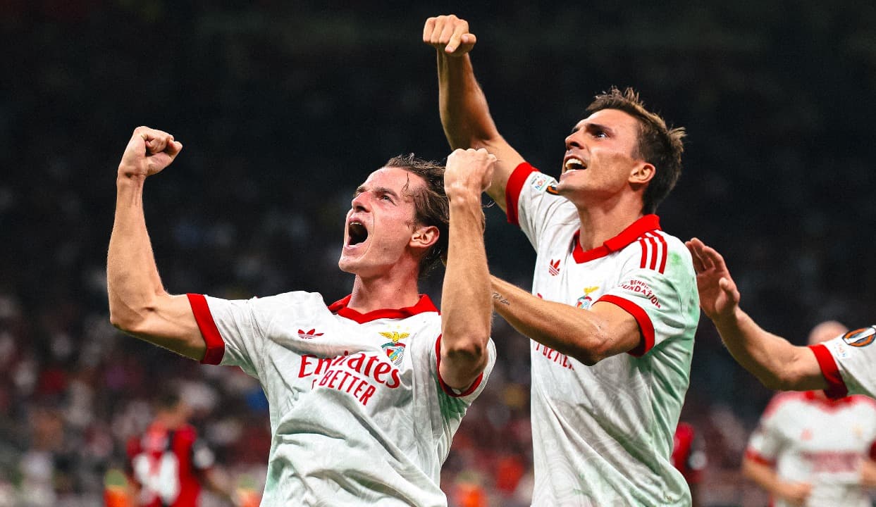 Hasil Liga Europa: Benfica Permalukan AC Milan di San Siro, Sunderland Raih Kemenangan Bersejarah