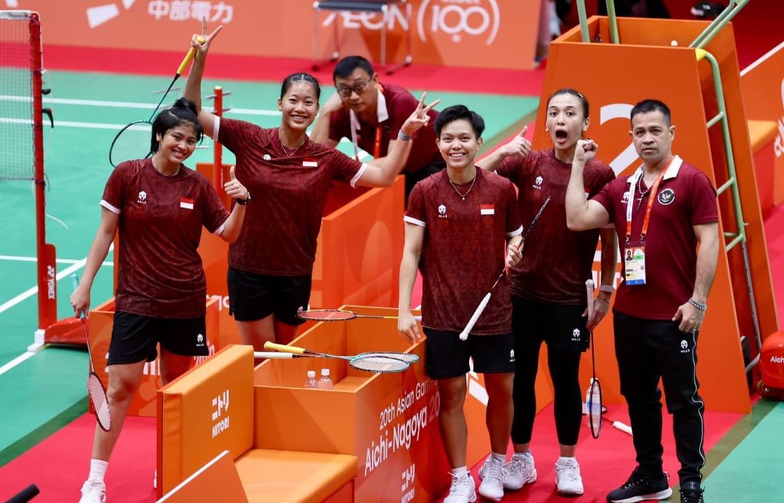 Line Up Tim Putri Indonesia vs Taiwan di Asian Games 2026: Putri KW dan Rachel/Febi Masih Diandalkan
