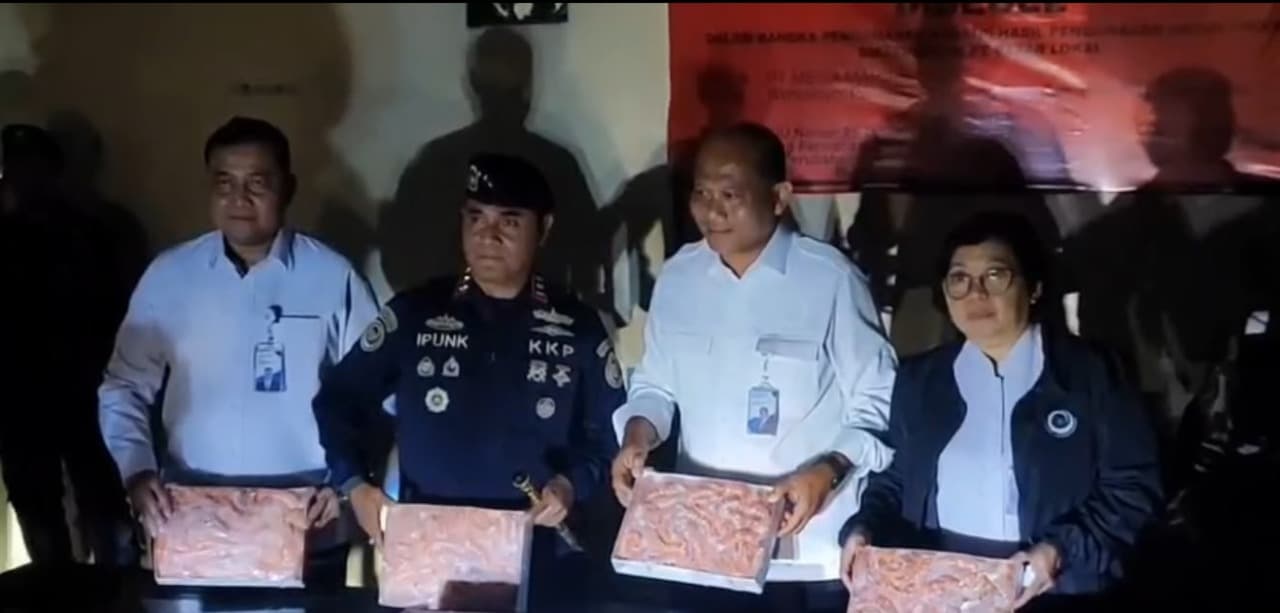 KKP Segel 900 Ton Udang Impor di Dua Pabrik Daerah Pasuruan