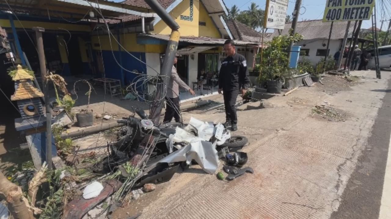 Suami Tabrak Maling Motor hingga Tewas