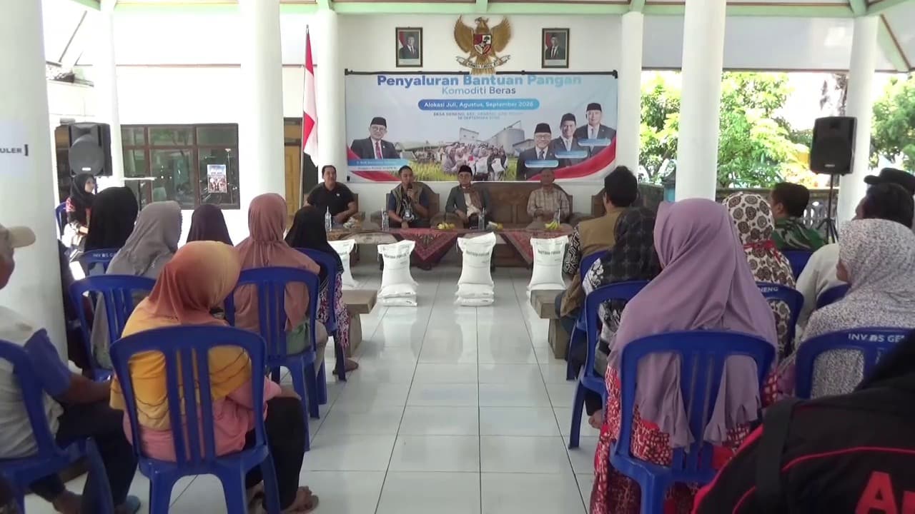 Bulog Salurkan 4,3 Juta Kilogram Beras Bantuan Pangan untuk Warga Ngawi