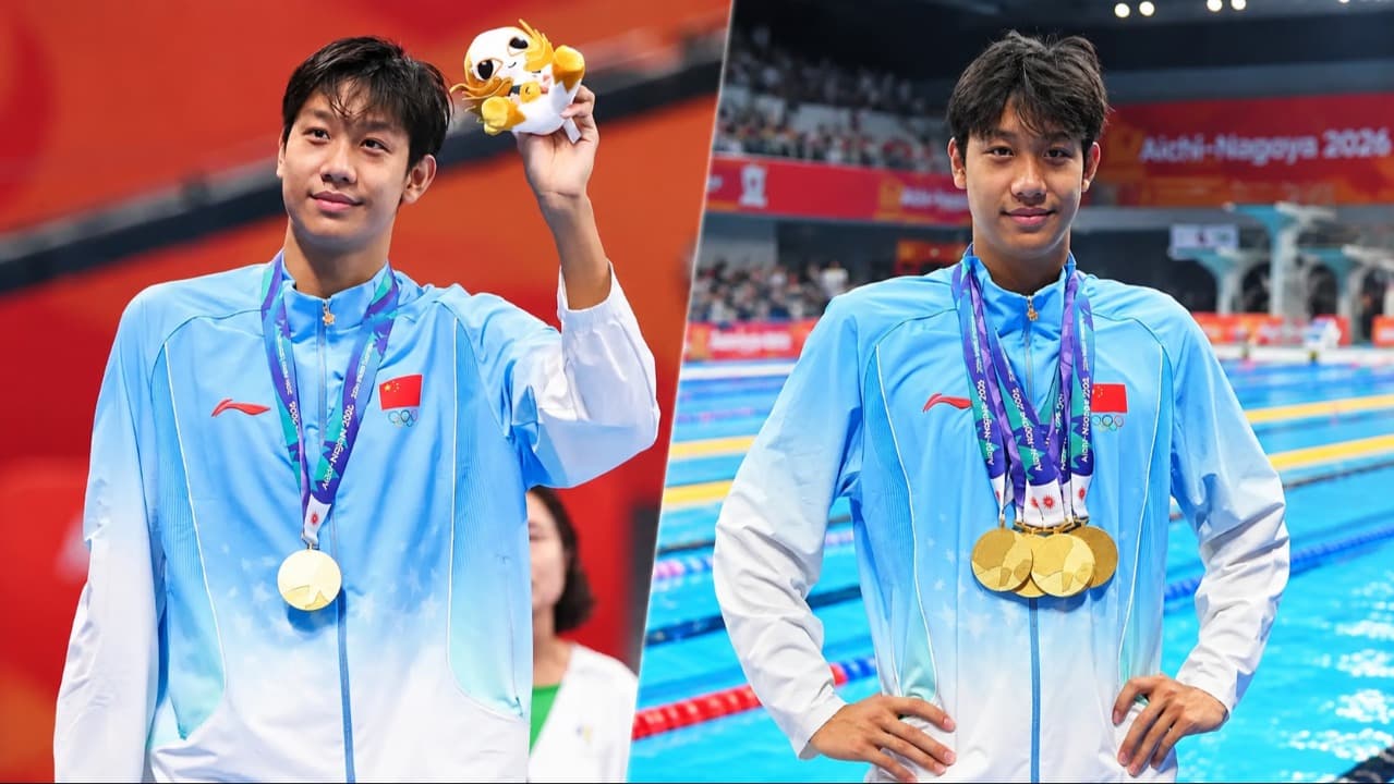 Sabet 7 Medali Emas, Zhang Zhanshuo Cetak Sejarah di Asian Games 2026