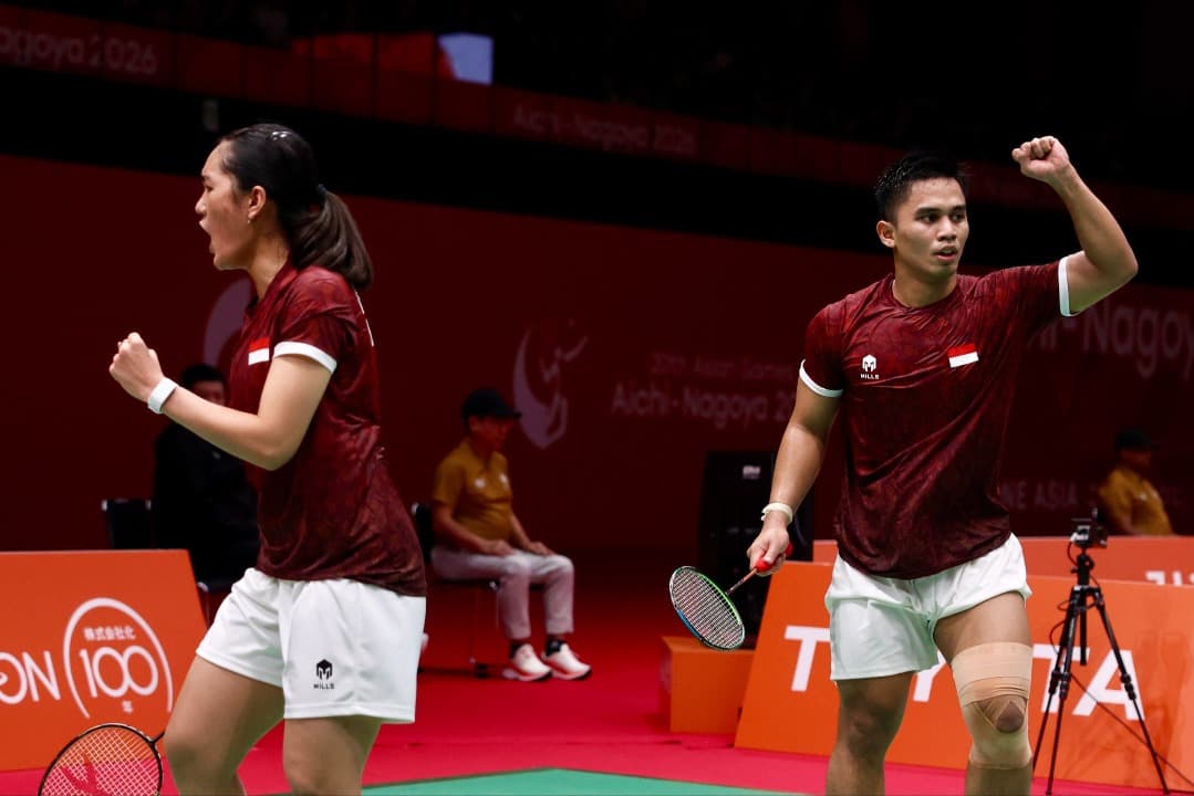 Hasil Final Badminton Asian Games 2026: Takluk dari Ganda China, Amri/Nita Sumbang Perak untuk Indonesia
