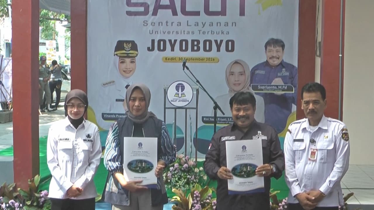 SALUT Joyoboyo Diresmikan, Akses Kuliah UT Makin Dekat ke Warga Kediri Raya