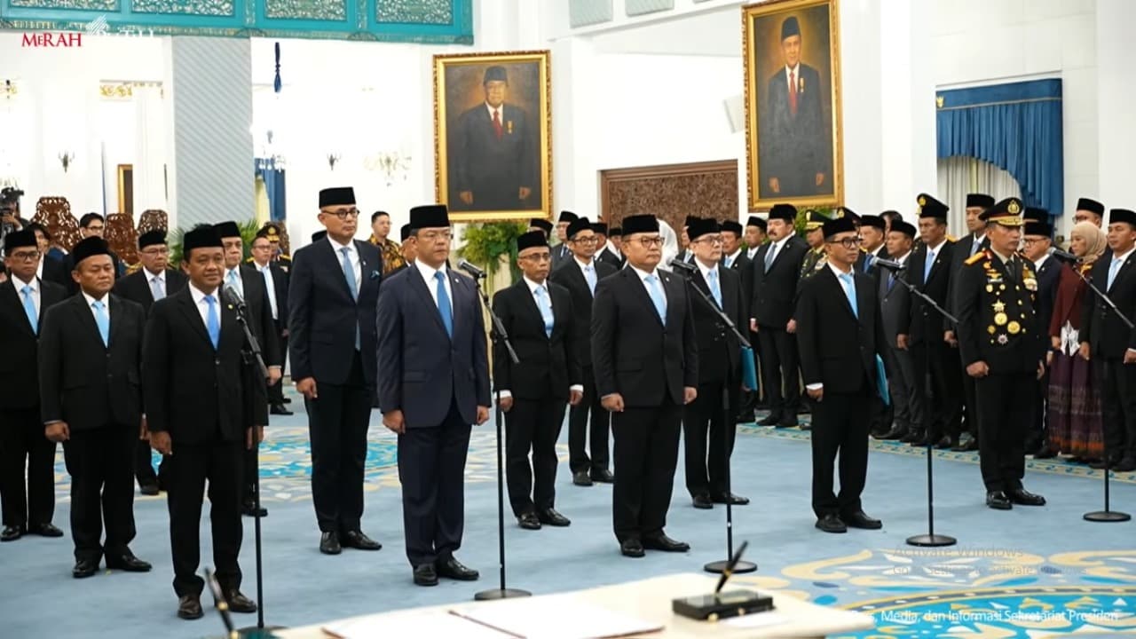 Reshuffle Kabinet Prabowo 1 Oktober 2026: Daftar Menteri dan Pejabat yang Dilantik