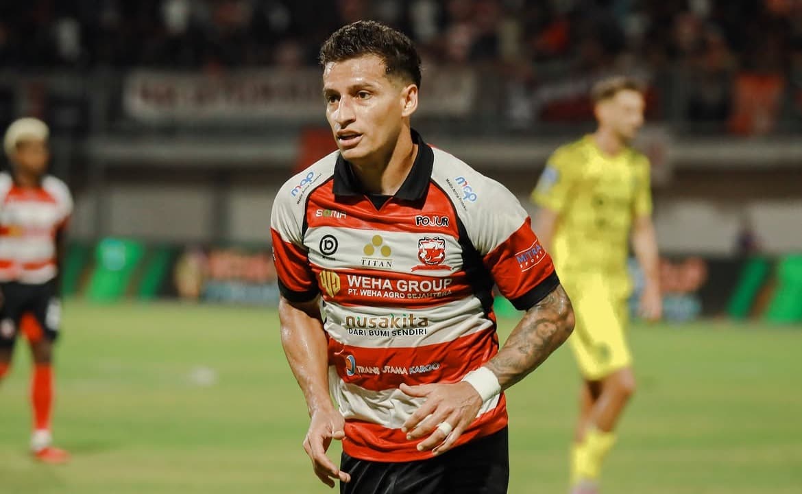 Cetak 1 Gol dan 3 Assist, Danilo Santacruz Makin Nyaman di Madura United