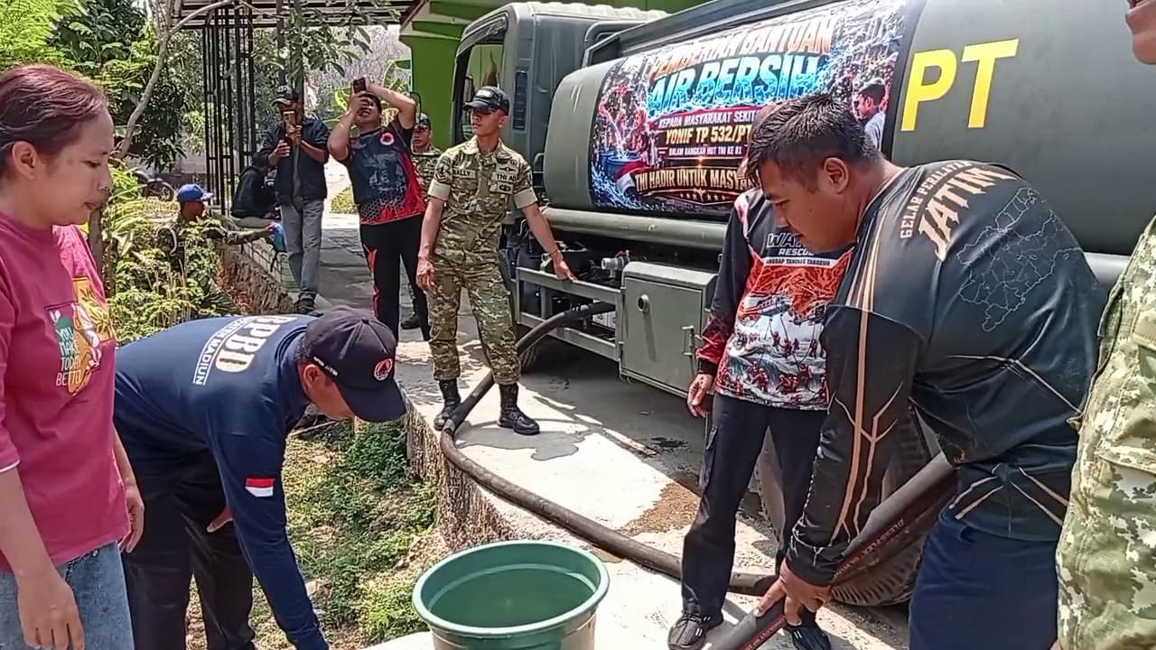 Kemarau Panjang, Puluhan KK di Wungu Madiun Kesulitan Air Bersih
