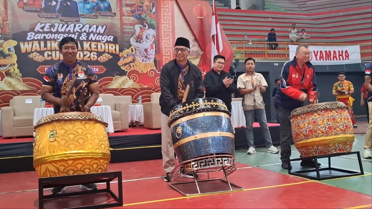 Kota Kediri Jadi Tuan Rumah Perdana Kejuaraan Barongsai-Naga, Diikuti 25 Tim Jawa-Bali