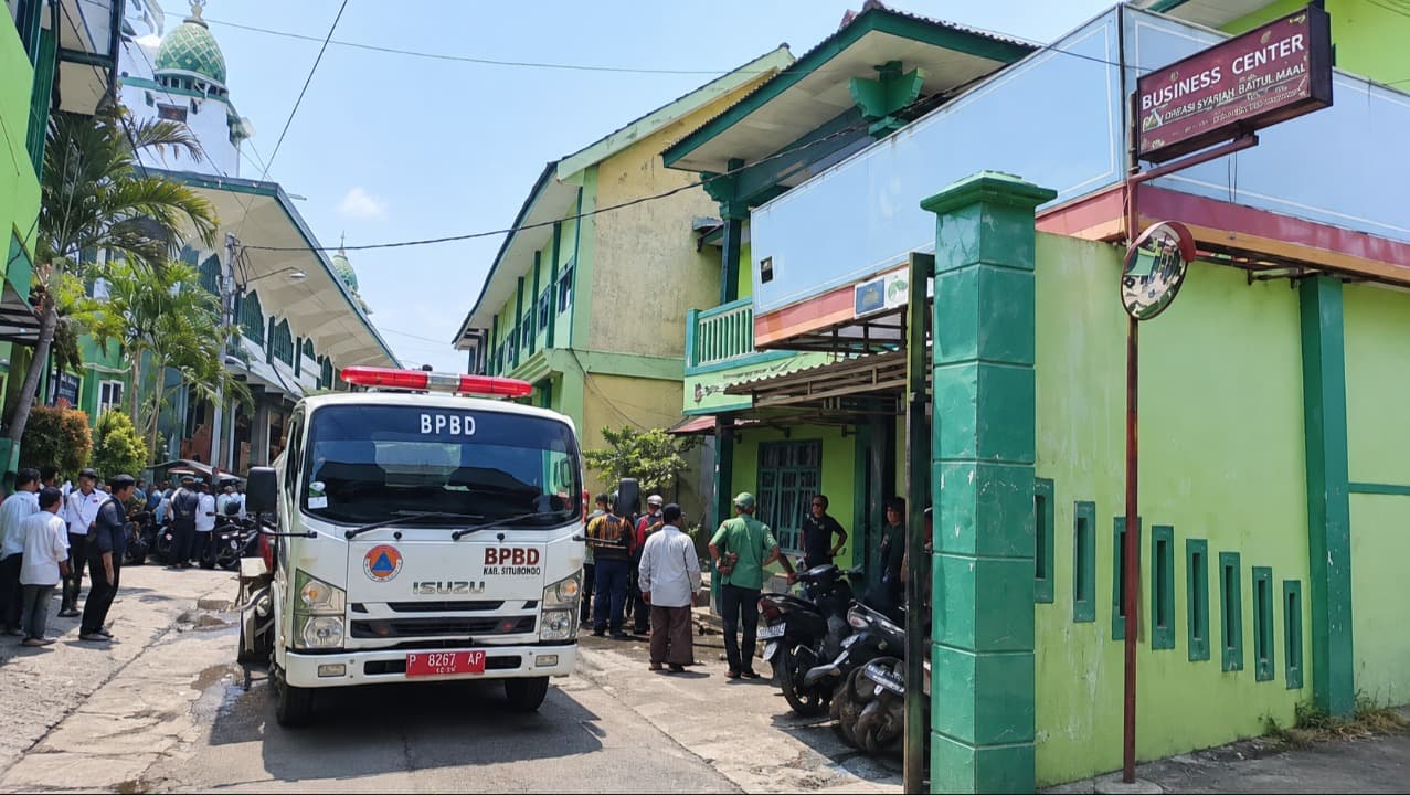 Gudang MTs di Ponpes Denanyar Jombang Terbakar, Siswa Berhamburan Keluar Kelas