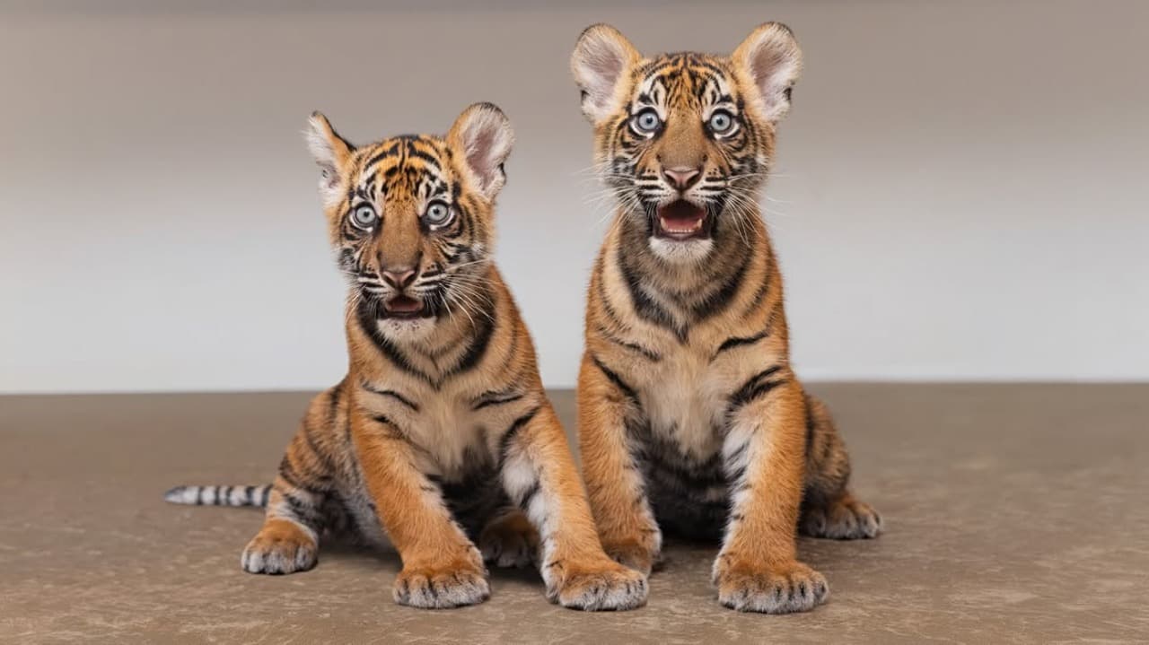 Dua Harimau Sumatera Lahir di Fort Worth Zoo Texas, Namanya Bawa Identitas Indonesia